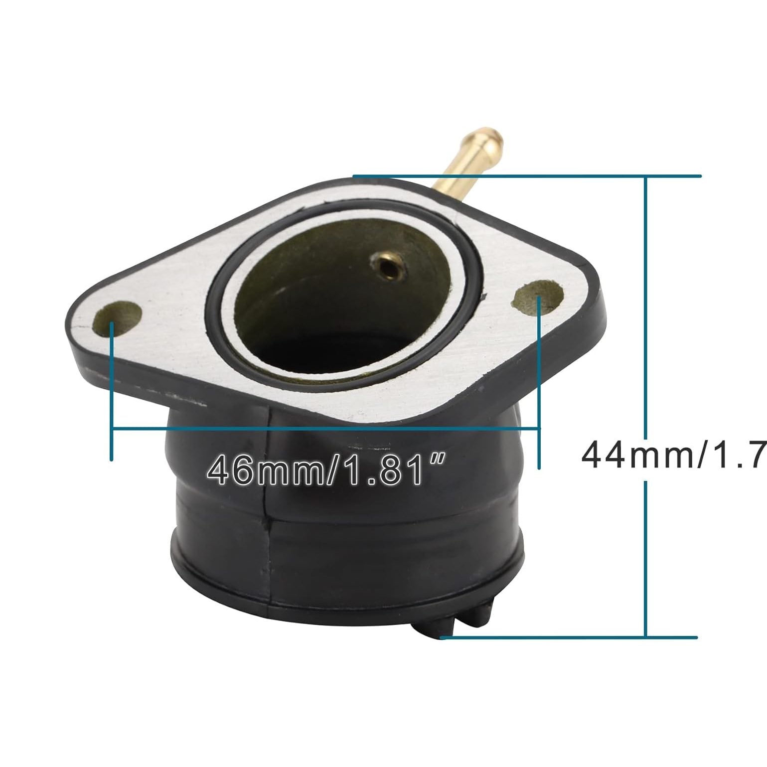 GOOFIT Intake Manifold Pipe Replacement for 16210-KS4-840 16210-KM1-010 CH250 Elite 1985-1988 CN250 Helix 1987-2007