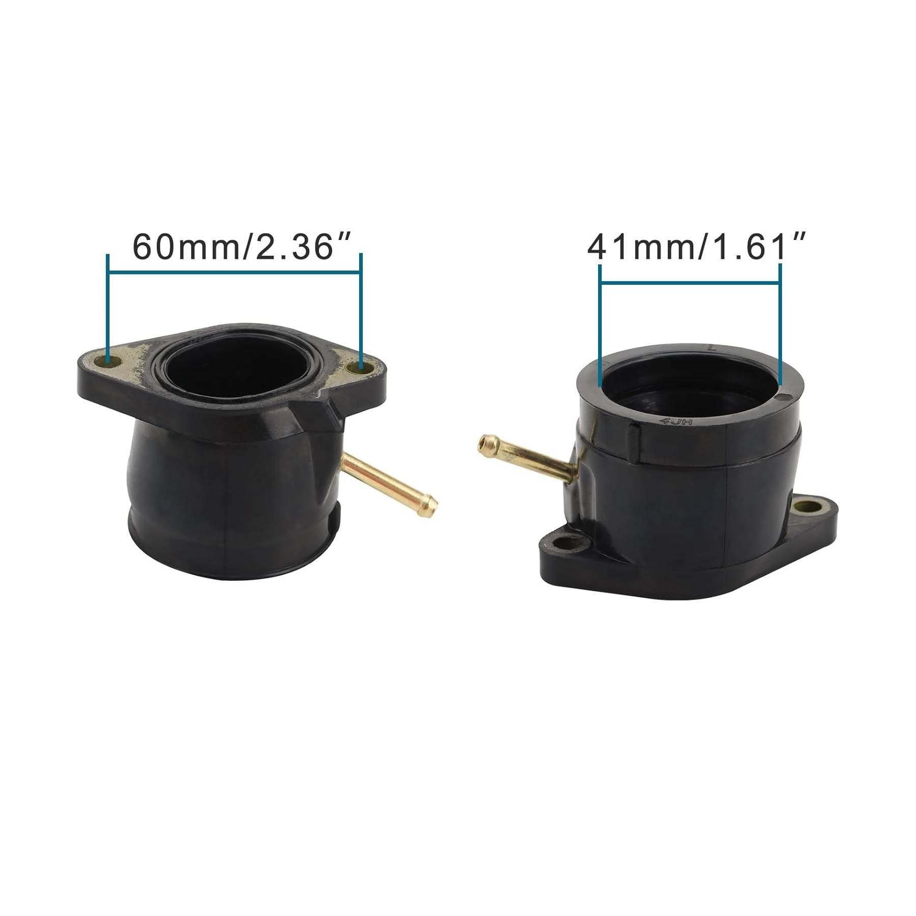 GOOFIT Intake Manifold Pipe Replacement for 4JH-13586-02 4JH-13596-02 YZF600R Thundercat 1995-2007