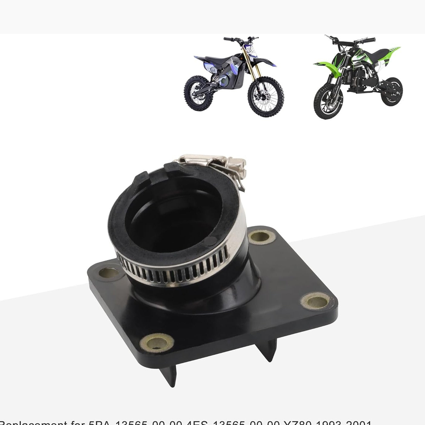 GOOFIT Intake Manifold Pipe Replacement for 5PA-13565-00-00 4ES-13565-00-00 YZ80 1993-2001 YZ85 2002-2018