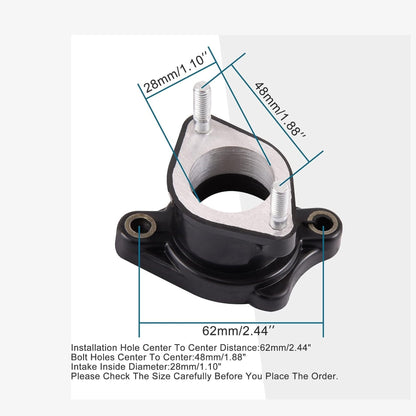GOOFIT Intake Manifold Pipe Replacement for CG 125cc 150cc 200cc Taotao Sunl ATV Dirt Bike Go Kart