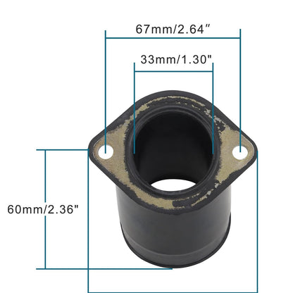 GOOFIT Intake Manifold Pipe Replacement for KVF400 Prairie 400 16065-1337