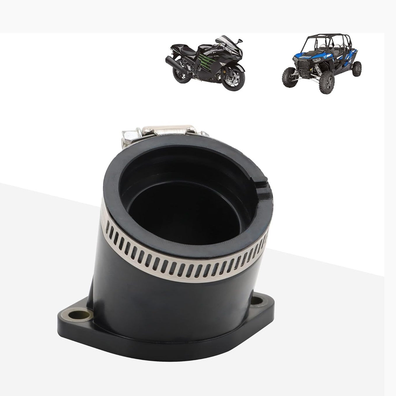 GOOFIT Intake Manifold Pipe Replacement for KVF400 Prairie 400 16065-1337