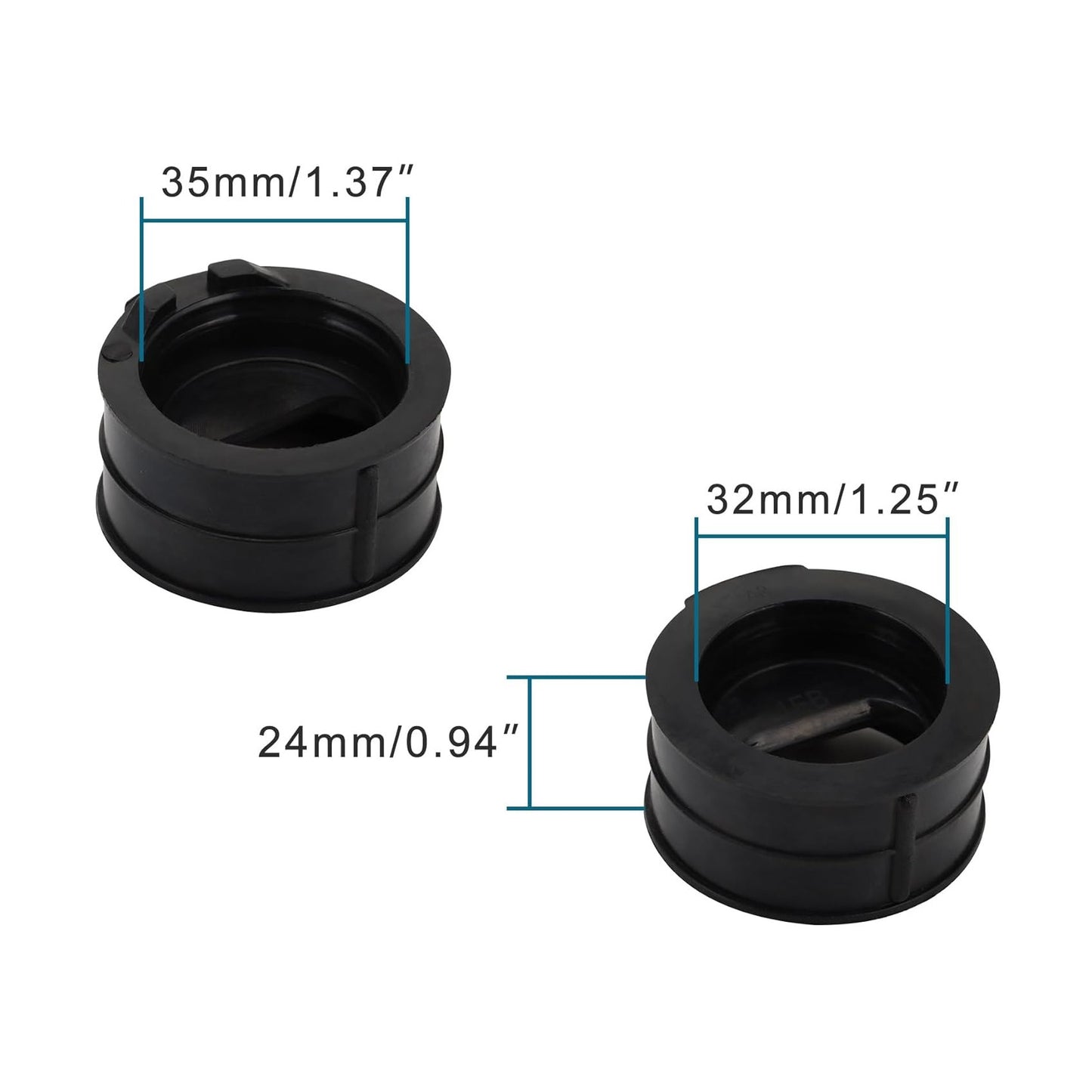 GOOFIT Intake Manifold Pipe Replacement for XJ400 1992-1993 XJ600S 1992-2002 XJ600N 1994-2002