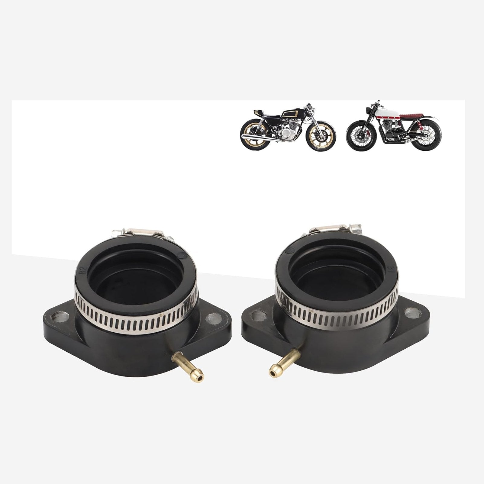 GOOFIT Intake Manifold Pipe Replacement for XS400 1977-1982 2A2-13586-00 2A2-13596-00