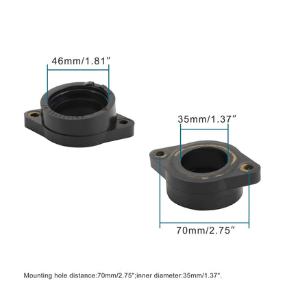GOOFIT Intake Manifold Pipe Replacement for XS650 1975-1977 TX650 1973-1975 447-13555-01 447-13565-01