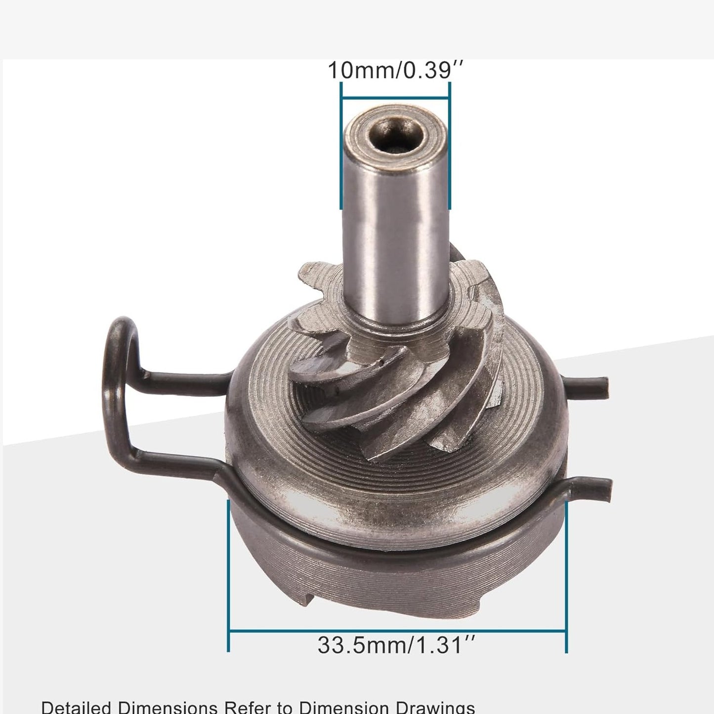 GOOFIT Kick Start Idle Shaft Gear 8 Spline for GY6 49cc 50cc QMB139 Motorcycle Scooter ATVs