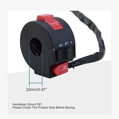 GOOFIT Left Switch Assembly for 50cc 70 cc 90cc 110 cc 125cc 150cc ATVs Quad 4 Wheeler SunL Coolster