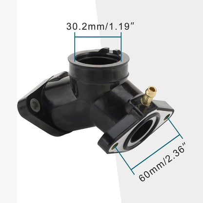 GOOFIT Manifold Intake Inlet Pipe Replacement for XV125 240 250V-Star Virago 2UJ-13586-00 4RF-13586-00 4RF-13586-01 Motorcycle