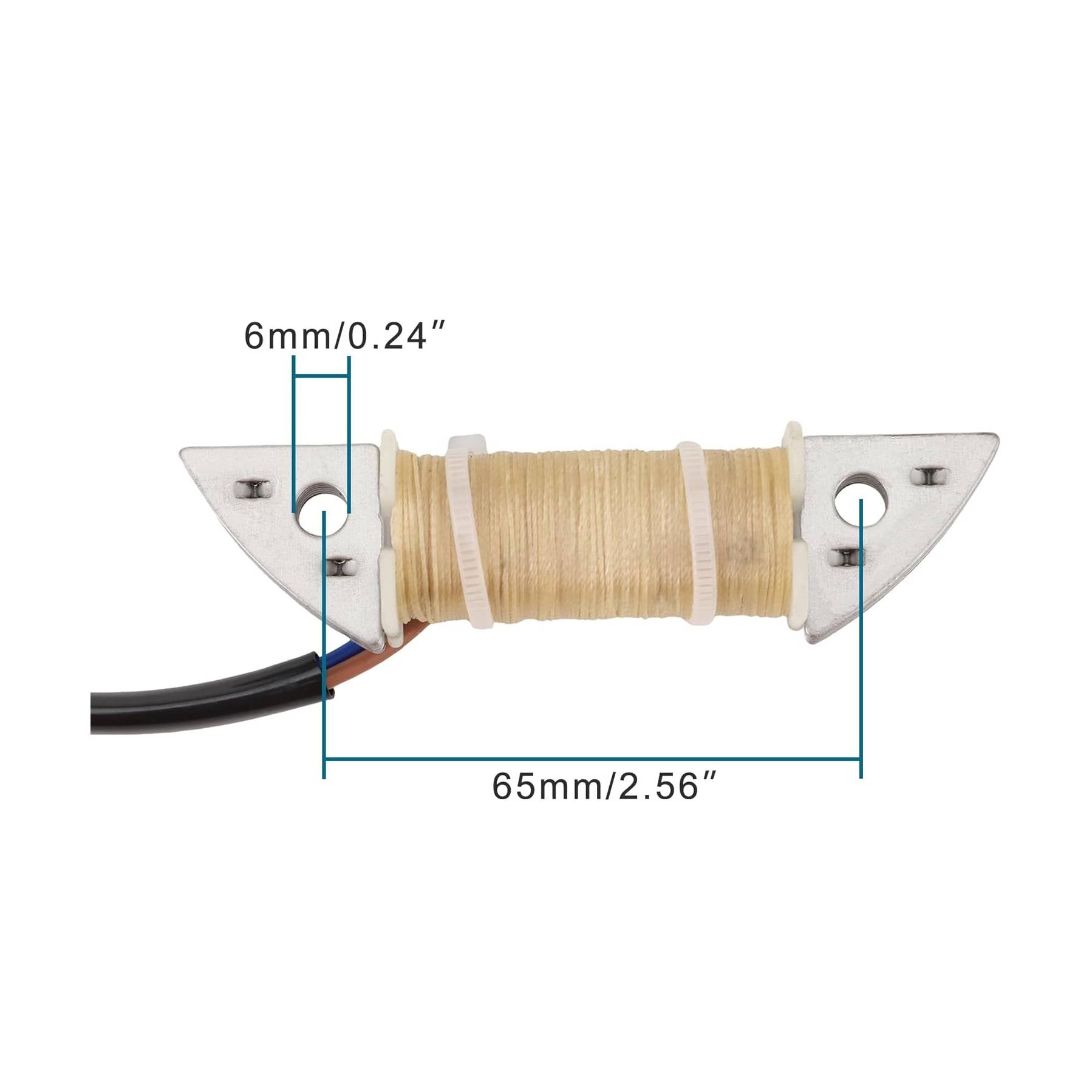 GOOFIT Marine Charge Coil Replacement for 9.9 HP 15 HP Outboard Engine 63V-85520-00-00 63V-85520-01-00 Sierra 18-5183