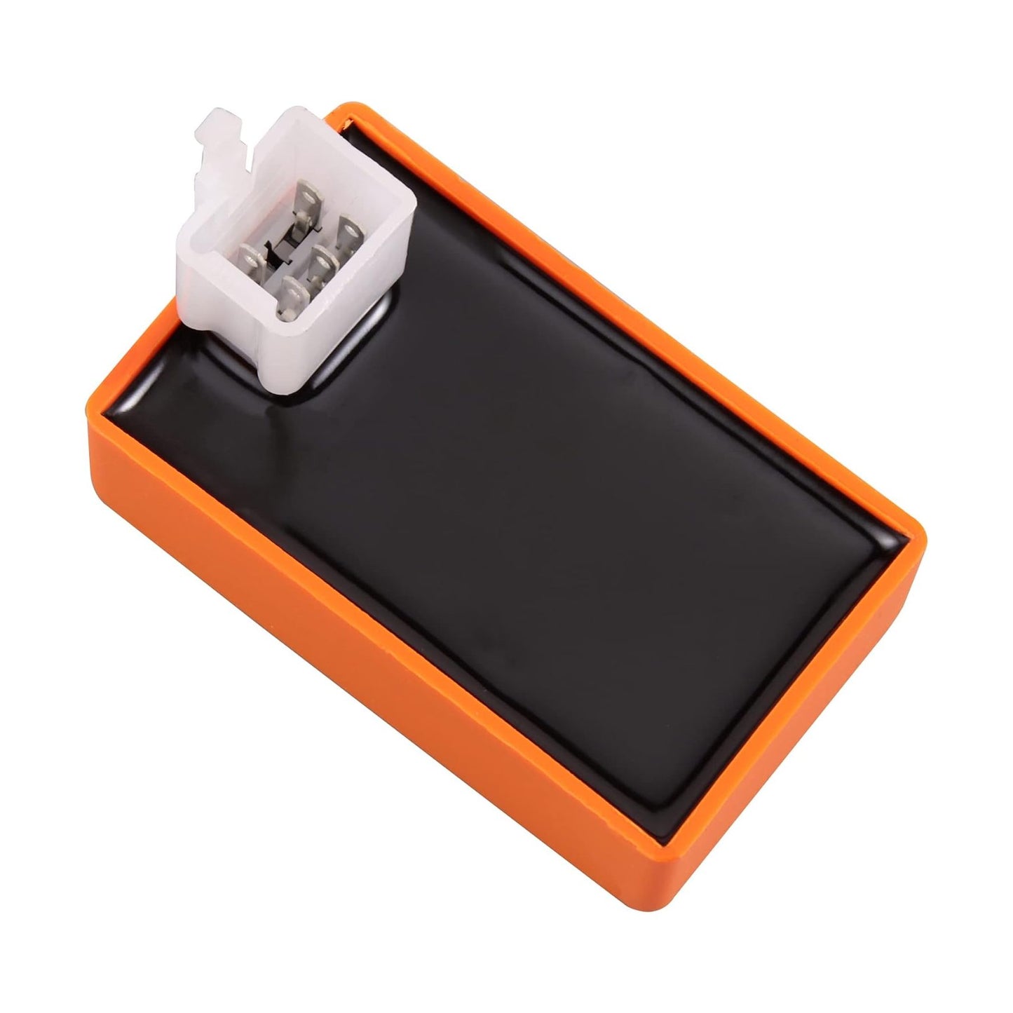 GOOFIT Modified Orange AC 5 pin Male Plug CDI for 50cc 70cc 90cc 110cc 125cc Horizontal Engine Trolley ATV Dirt Bike Dune Buggy