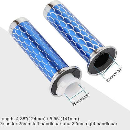 GOOFIT Motorcycle 7/8'' Handle Grips Replacement for 50cc 70cc 90cc 110cc 125cc 150cc 200cc 250cc Dirt Bike Scooter Moped Pit Bike Trail Bike - goofitmoto