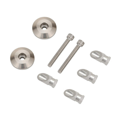 GOOFIT Motorcycle Accessories Handle Bar Grips End Cap Plug Replacement for Universal Moto Dirt Bike Motocross