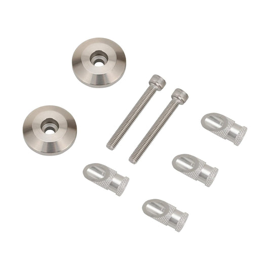 GOOFIT Motorcycle Accessories Handle Bar Grips End Cap Plug Replacement for Universal Moto Dirt Bike Motocross