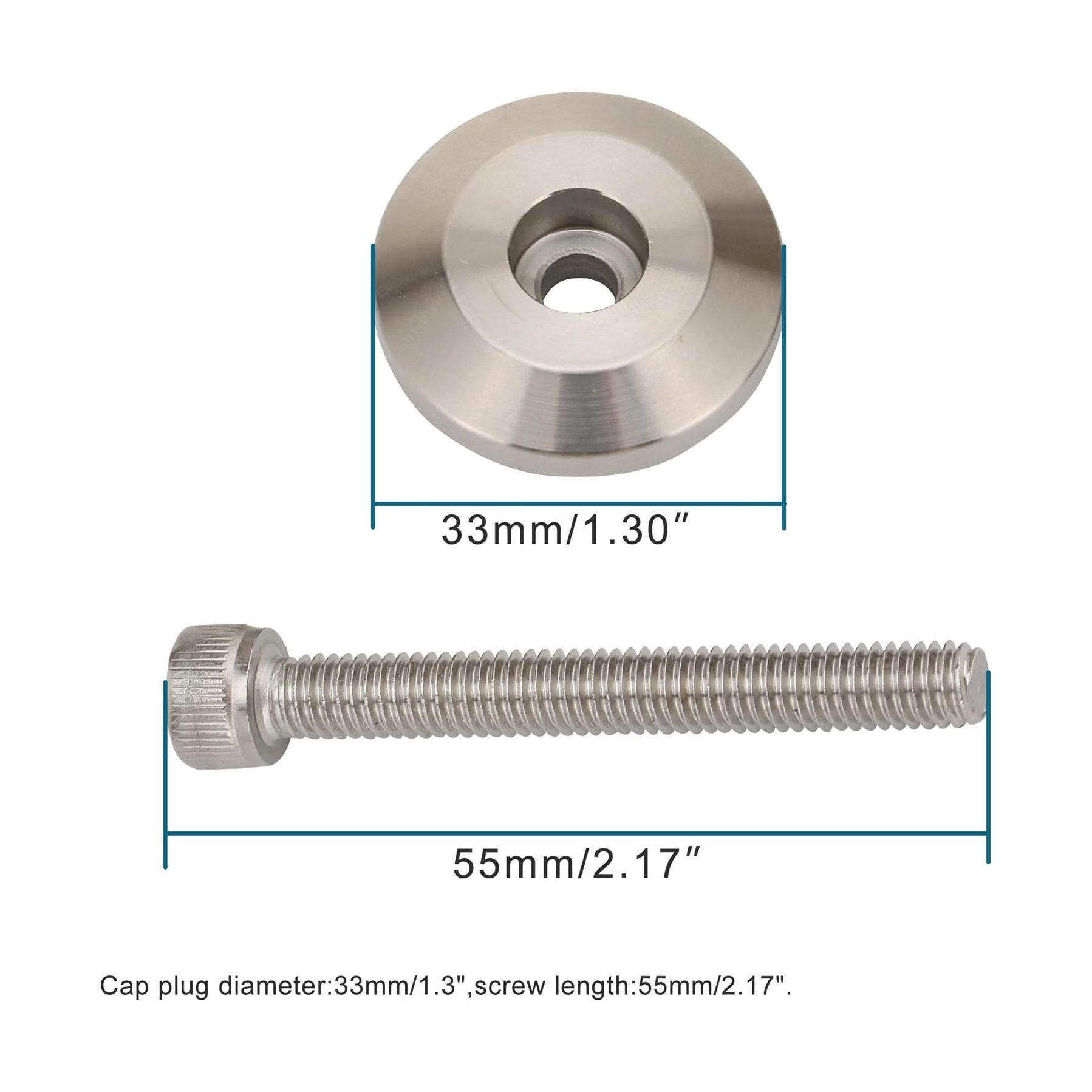 GOOFIT Motorcycle Accessories Handle Bar Grips End Cap Plug Replacement for Universal Moto Dirt Bike Motocross