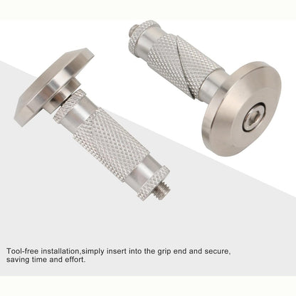 GOOFIT Motorcycle Accessories Handle Bar Grips End Cap Plug Replacement for Universal Moto Dirt Bike Motocross