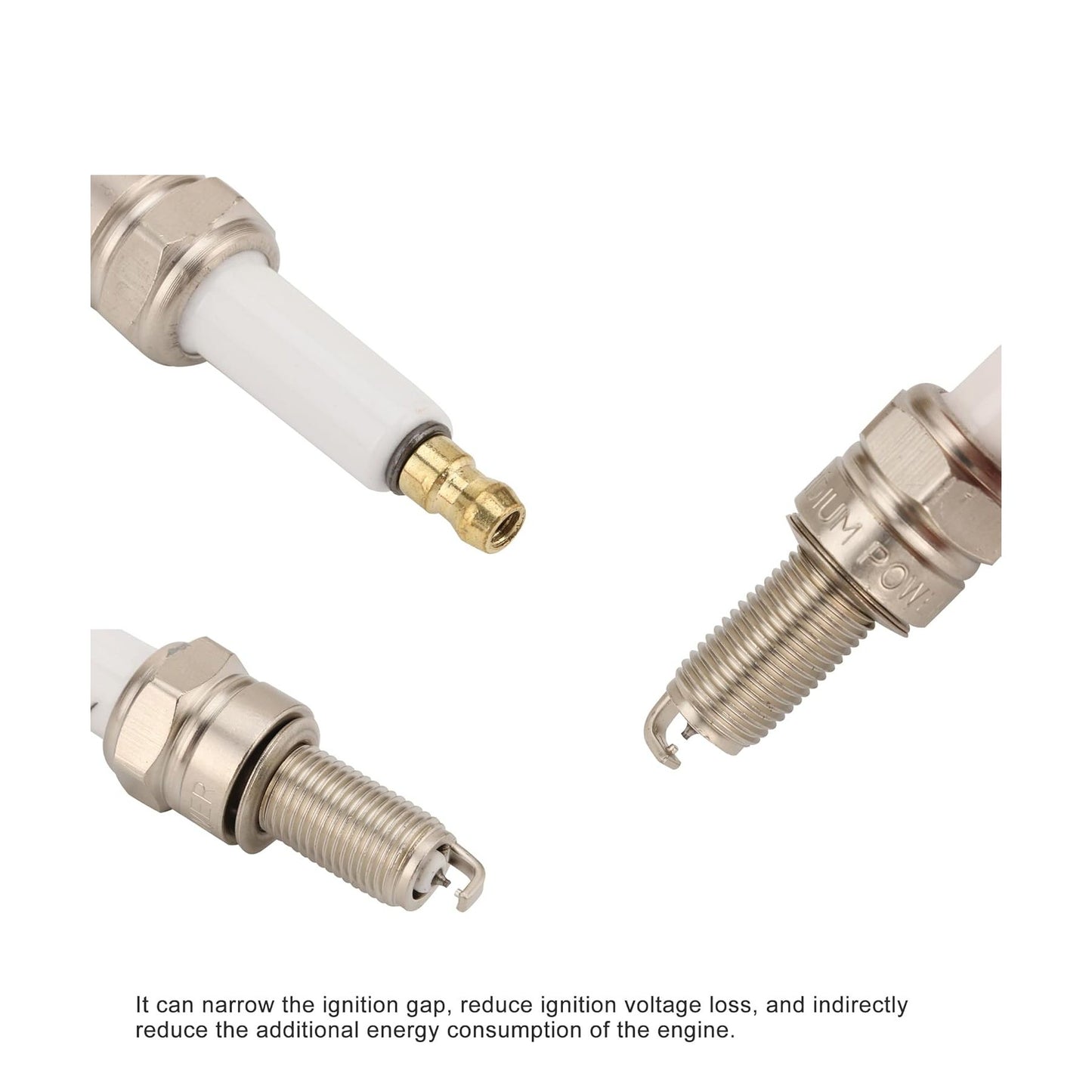 GOOFIT Motorcycle CR8E Spark Plug Replacement for YFZ450 YZ250F YZ450F 2004-2009 94701-00411 92070-0019