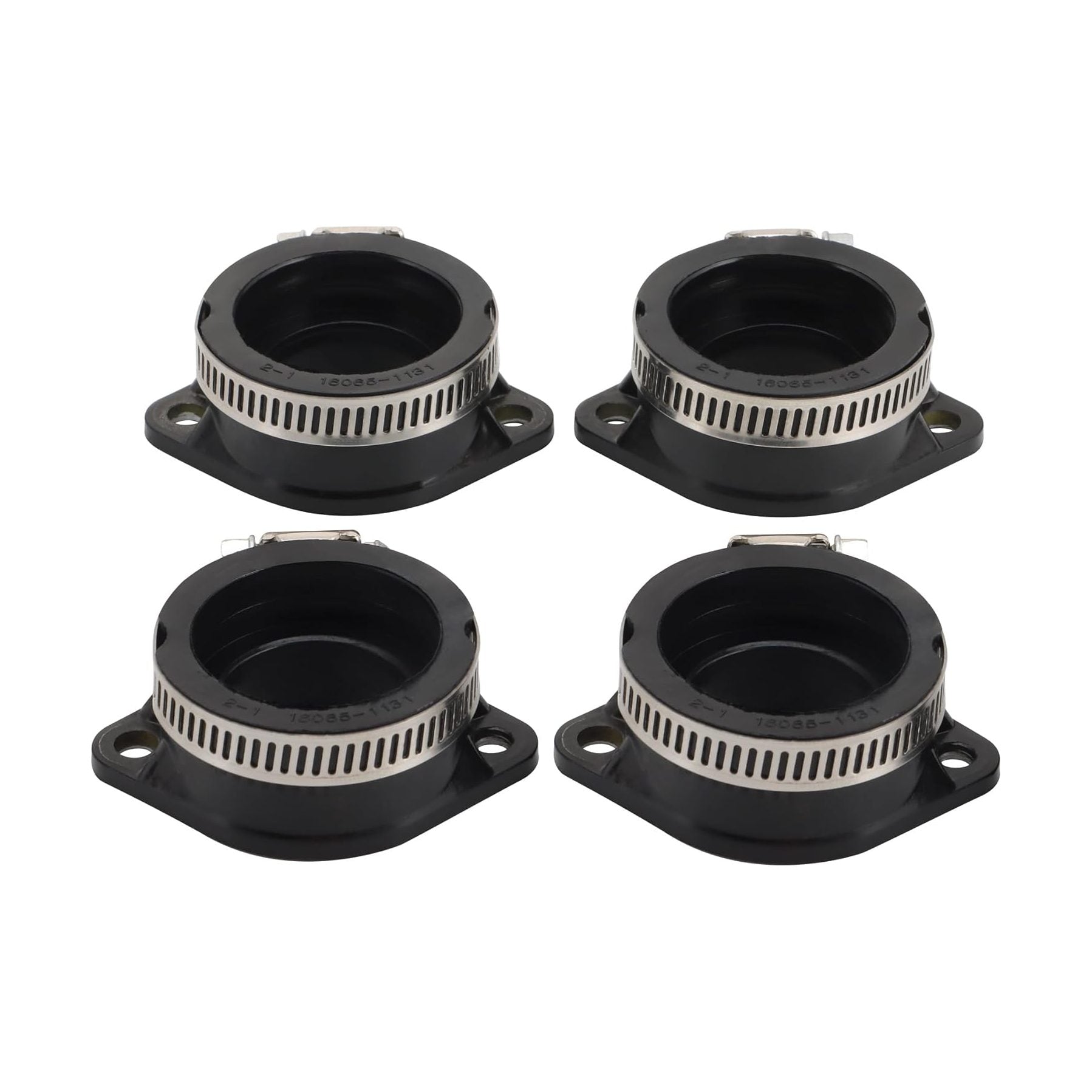 GOOFIT Motorcycle Carburetor Intake Manifold Boot Interface Adapter Replacement for GPZ1100 ZXT10A KZ1000 ZX1100 16065-1131