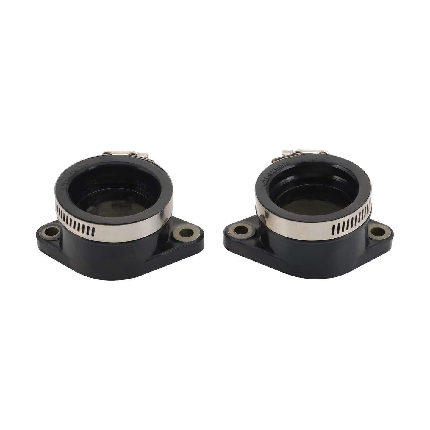 GOOFIT Motorcycle Carburetor Intake Manifold Boot Set Interface Adapter Replacement for CB450N CM400T CB450SC CB400T 16211-413-000 16211-447-000 16211-447-670