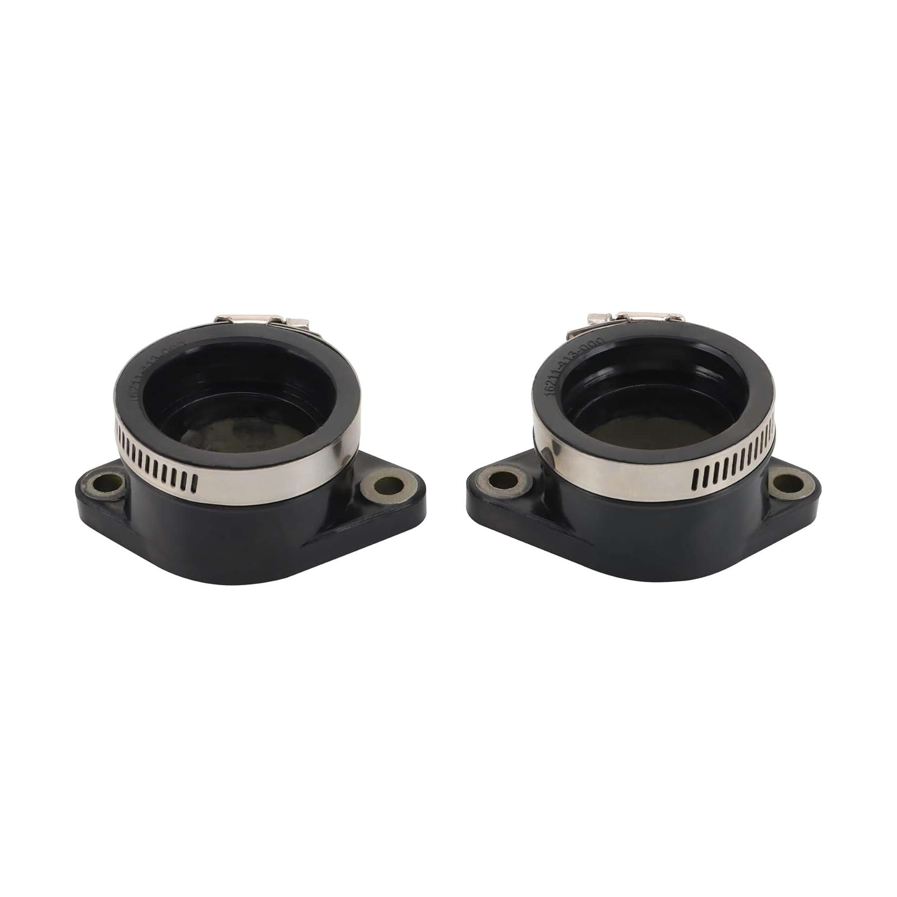 GOOFIT Motorcycle Carburetor Intake Manifold Boot Set Interface Adapter Replacement for CB450N CM400T CB450SC CB400T 16211-413-000 16211-447-000 16211-447-670