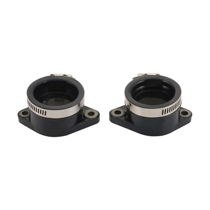GOOFIT Motorcycle Carburetor Intake Manifold Boot Set Interface Adapter Replacement for CB450N CM400T CB450SC CB400T 16211-413-000 16211-447-000 16211-447-670