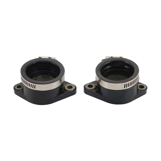 GOOFIT Motorcycle Carburetor Intake Manifold Boot Set Interface Adapter Replacement for CB450N CM400T CB450SC CB400T 16211-413-000 16211-447-000 16211-447-670