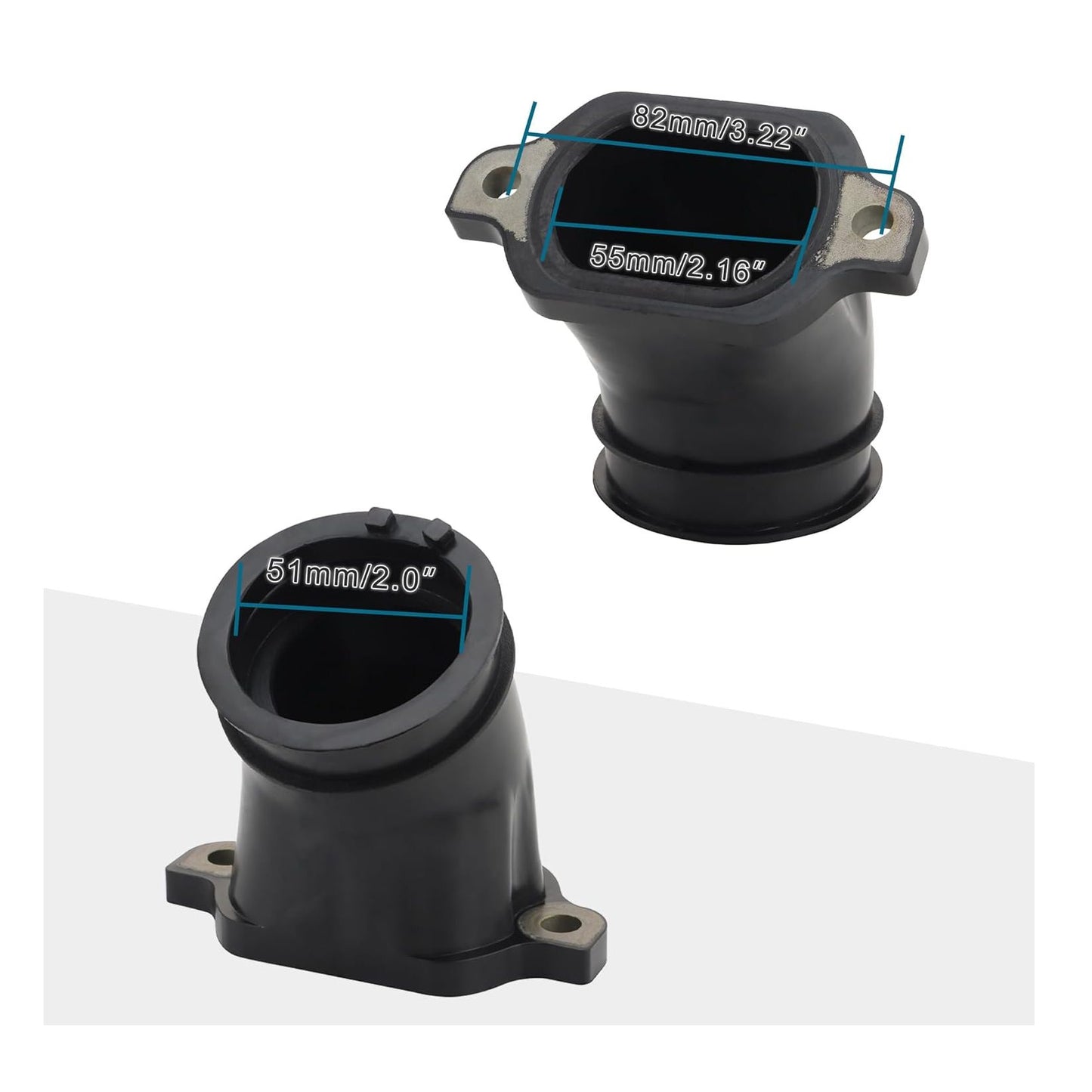 GOOFIT Motorcycle Carburetor Intake Manifold Interface Inlet Pipe Replacement for Sportsman RZR 800