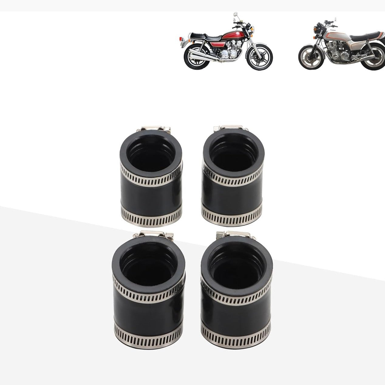 GOOFIT Motorcycle Carburetor Intake Manifold Interface Inlet Pipe Replacement for CB750F CB750K