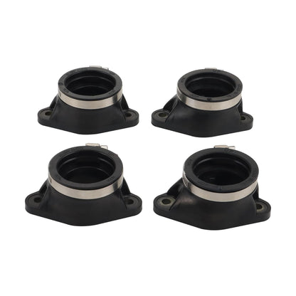 GOOFIT Motorcycle Carburetor Intake Pipe Manifold Adapter Boot Joint Replacement for GSXR750 GR77A GSX750F GSX750 13101-17C01 13102-17C01 13103-17C01 13104-17C01
