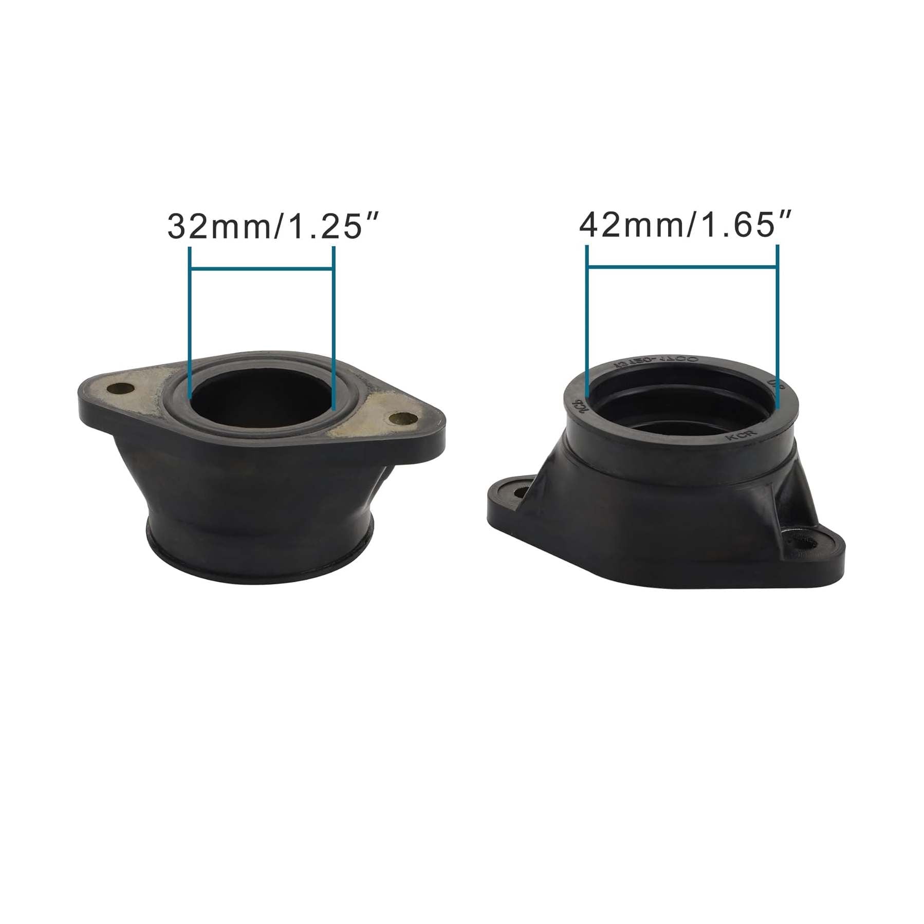 GOOFIT Motorcycle Carburetor Intake Pipe Manifold Adapter Boot Joint Replacement for GSXR750 GR77A GSX750F GSX750 13101-17C01 13102-17C01 13103-17C01 13104-17C01