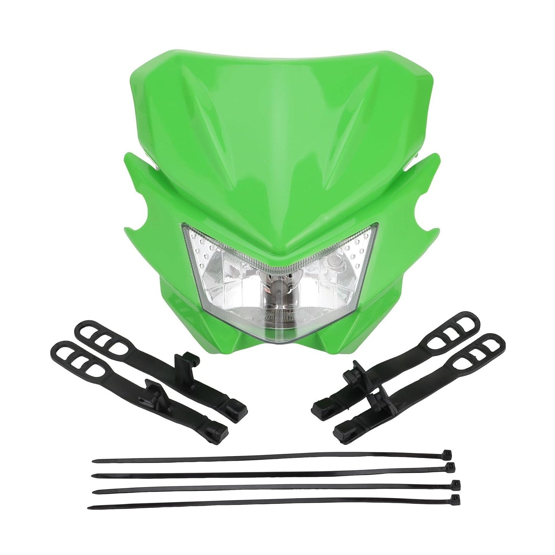 GOOFIT Motorcycle Dirt Bike Universal Headlights Fairing Light Headlamp for KX125 KX250 KXF250 KXF450 KLX200 KLX250 KLX450