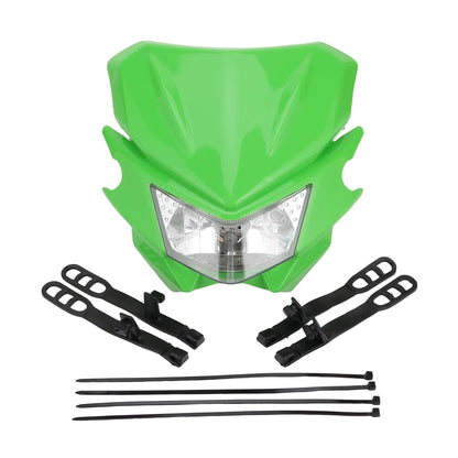 GOOFIT Motorcycle Dirt Bike Universal Headlights Fairing Light Headlamp for KX125 KX250 KXF250 KXF450 KLX200 KLX250 KLX450