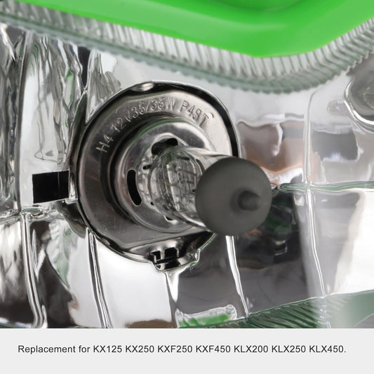 GOOFIT Motorcycle Dirt Bike Universal Headlights Fairing Light Headlamp for KX125 KX250 KXF250 KXF450 KLX200 KLX250 KLX450