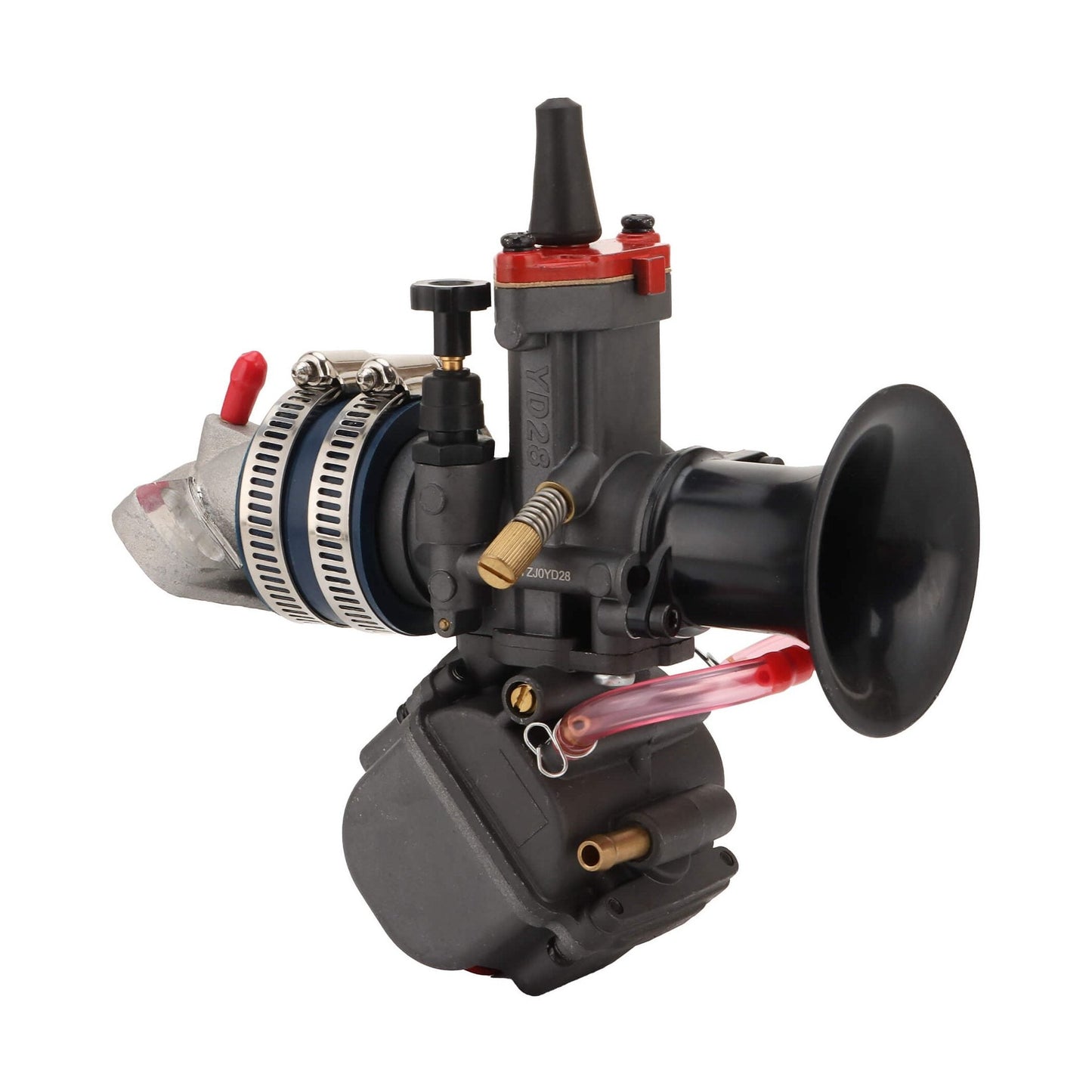 GOOFIT Motorcycle Dual Stack Carburetor Replacement for YD-MJN28 YD-MJN30 MSX125cc ATV Dirt Pit Bike Go Kart