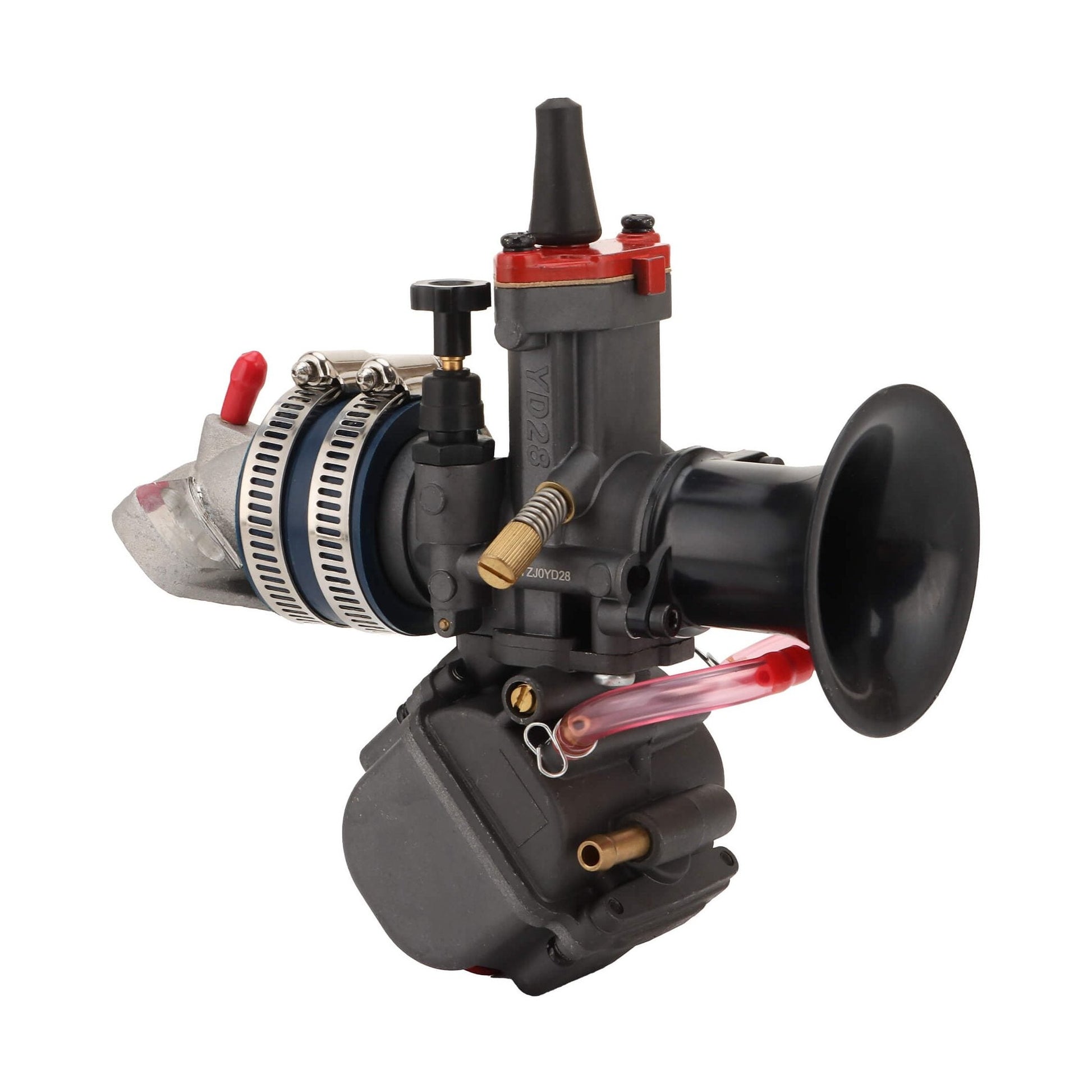 GOOFIT Motorcycle Dual Stack Carburetor Replacement for YD-MJN28 YD-MJN30 MSX125cc ATV Dirt Pit Bike Go Kart