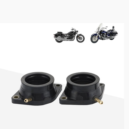 GOOFIT Motorcycle Engine Part Air Intake Manifold Pipe Inlet Carburetor adapter Replacement for XVS BT1100 XVS1100AT V-Star XVS1100A 5EL-13586-00