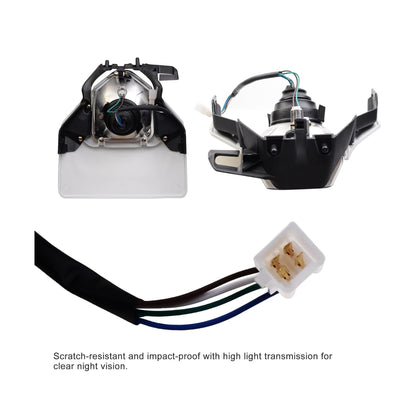 GOOFIT Motorcycle Headlamp Headlight for Universal Off-road Dirt Pit Bike Head Lamp Light White