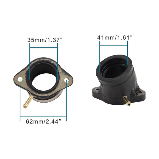 GOOFIT Motorcycle Intake Interface Pipe Joint Manifold Replacement for XJ1100 XS1100 XS1100L XS1100S OEM:2H7-13586-00
