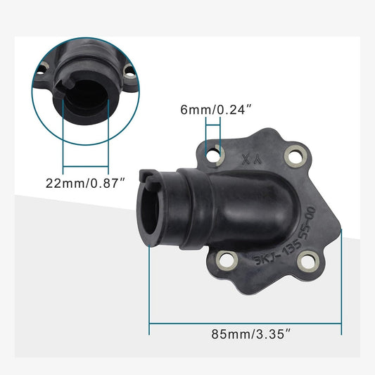 GOOFIT Motorcycle Intake Manifold Reed Valve Replacement for Jog Zuma Minarelli 2 Stroke Engine 49cc 50cc Aerox Nitro SR50 Scooter