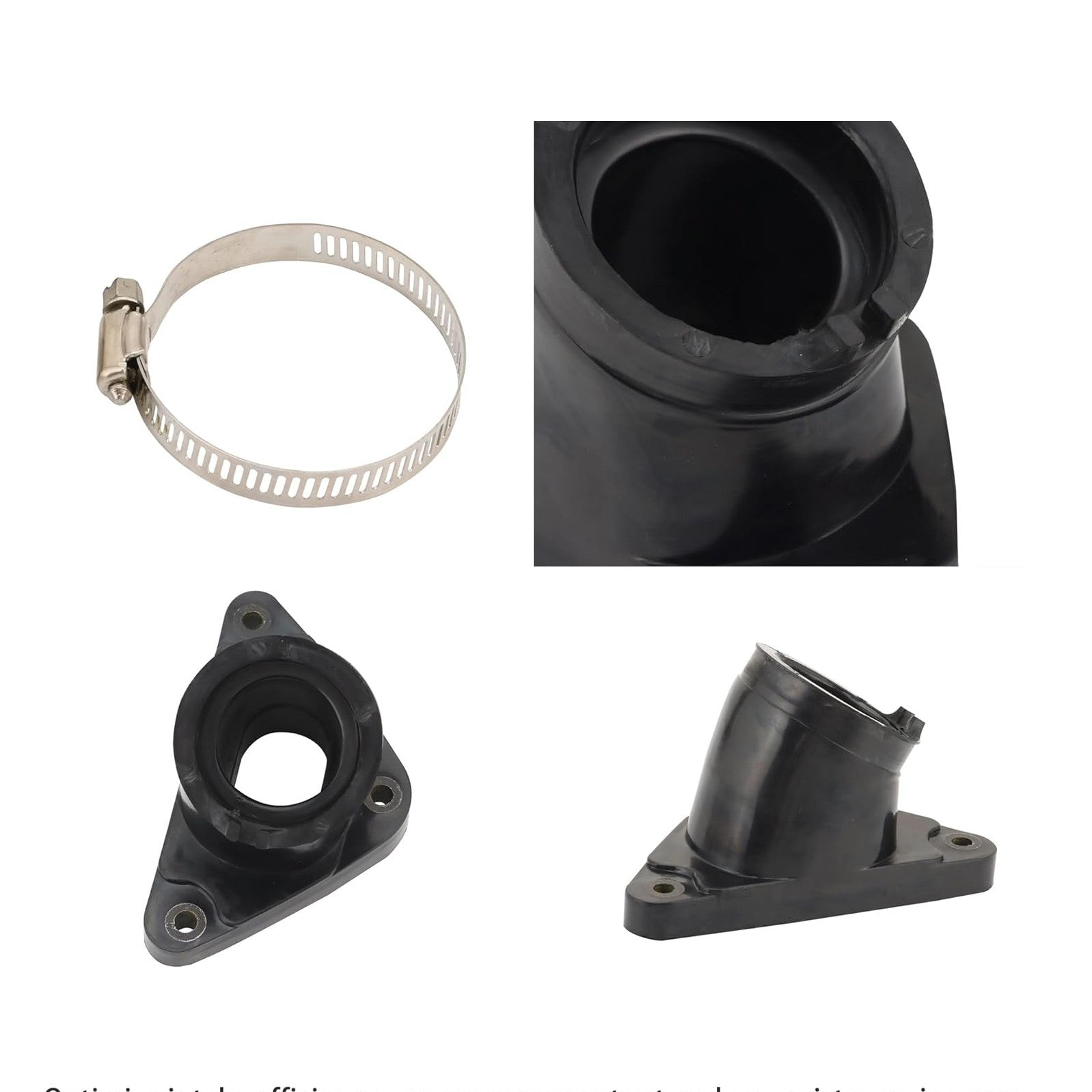 GOOFIT Motorcycle Intake Manifold Replacement for Nx4 Vt600c Xl600v CB400 VT off-road Bike Scooter Go kart