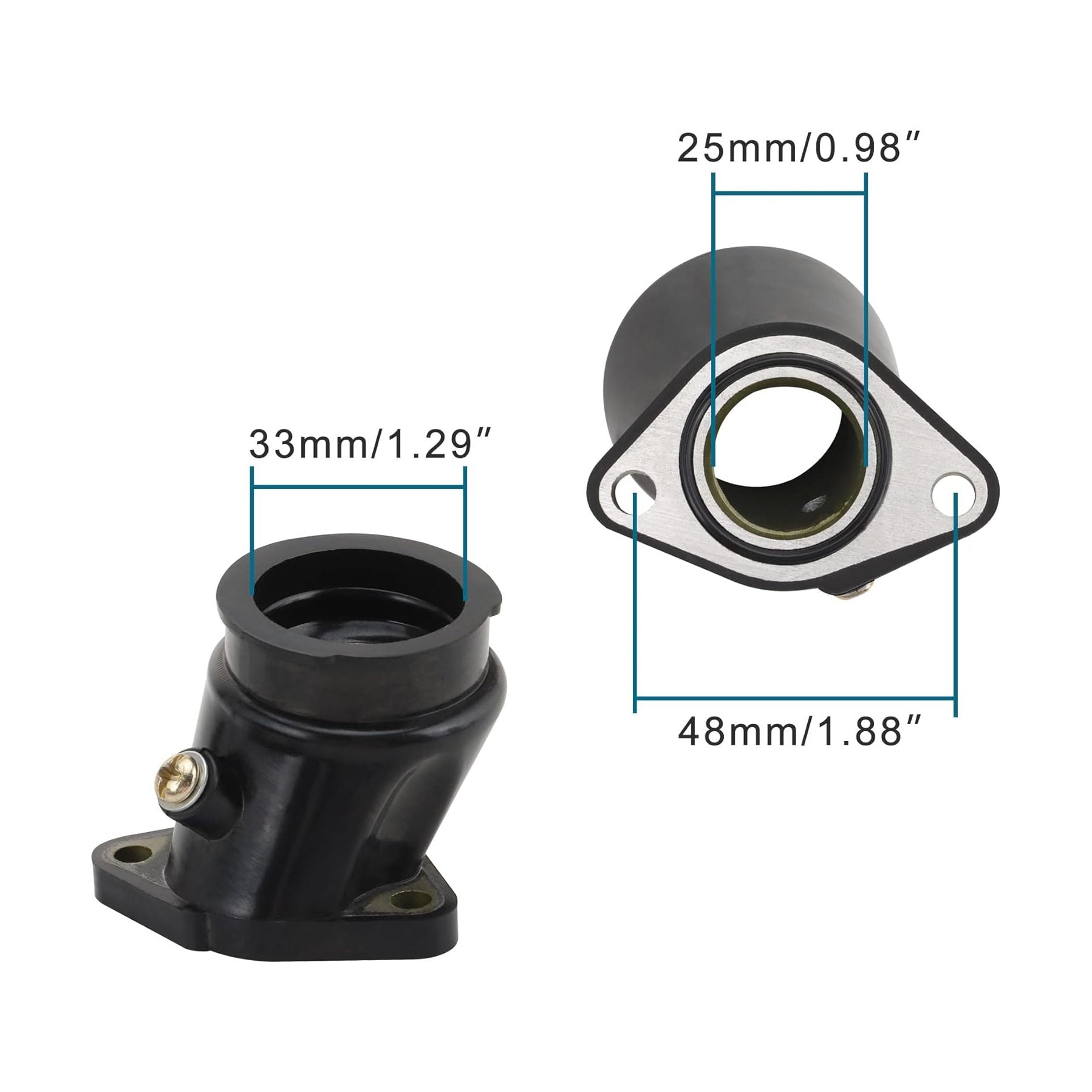 GOOFIT Motorcycle Parts Carburetor Adapted Interface Intake Manifold Replacement for CA250 CMX250 CMX250C BT125