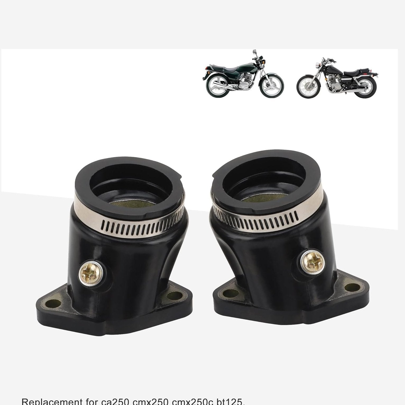 GOOFIT Motorcycle Parts Carburetor Adapted Interface Intake Manifold Replacement for CA250 CMX250 CMX250C BT125