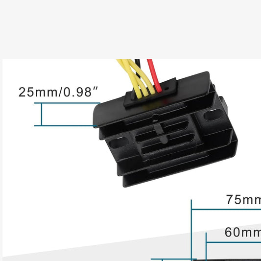 GOOFIT Motorcycle Voltage Regulator Rectifier Replacement for KLX400 KLX400SR 2003-2004 DRZ400 2000-2012 DRZ400S 2000-2009 DRZ400SM 2005-2009 KLX400 KLX400R 2003-2004