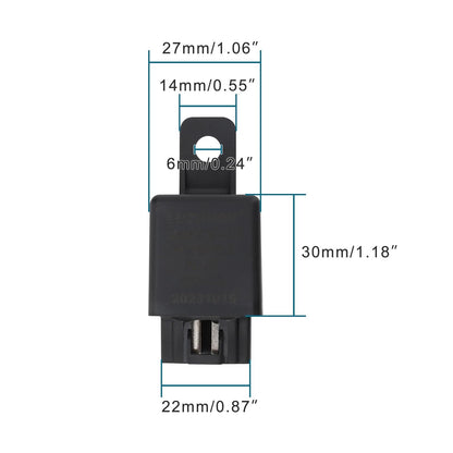 GOOFIT Oil Pump Relay Replacement for GY6 Engine 169cc 170cc EFI Jonway EFI 200 GTX 250