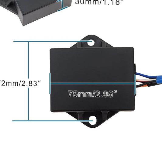 GOOFIT Outboard Engine 6 Wire CDI Replacement for 1989-2017 40HP DT40 DT40C OEM 32900-94460 32900-94461 32900-94470 32900-92L10