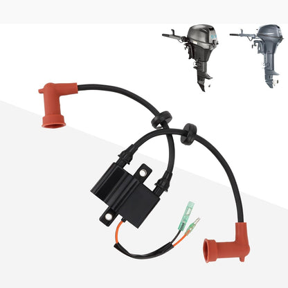 GOOFIT Outboard Ignition Coil Replacement for 4 Stroke Outboard Engine F9.9 13.5 15 25 40 HP 6F5-85570-00 6F5-85570-10 6F5-85570-11 6F5-85570-12 6F5-85570-13