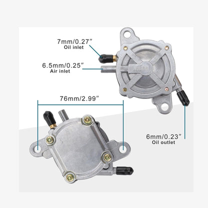 GOOFIT Outlet Vacuum Fuel Pump Assembly for GY6 50cc 125cc 150cc ATV Go Kart Scooter Moped 4 Wheeler Quad Bikes Dune Buggy