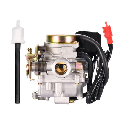 GOOFIT PD18 18mm Carburetor for 4 Stroke GY6 49cc 50cc Chinese Scooter 139QMB Moped Replacement for Taotao Kymco Scooter Jonway Baja