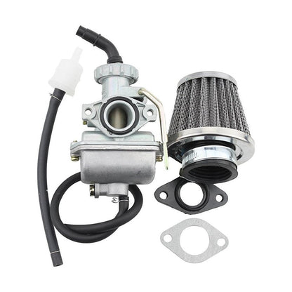 GOOFIT PZ16 16mm Carburetor with 35mm Air Filter for 50cc 70cc 90cc Horizontal Engine ATV Dirt Bike Go Kart