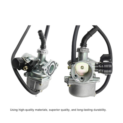 GOOFIT PZ19 19mm Carburetor with Hand Choke Replacement for 50cc 70cc 80cc 90cc 110cc 125cc CRF XR50 CRF50 XR70 CRF70 SSR Coolster Sunl Taotao Roketa 125 Tao TForce Pit bike ATV Quad Parts