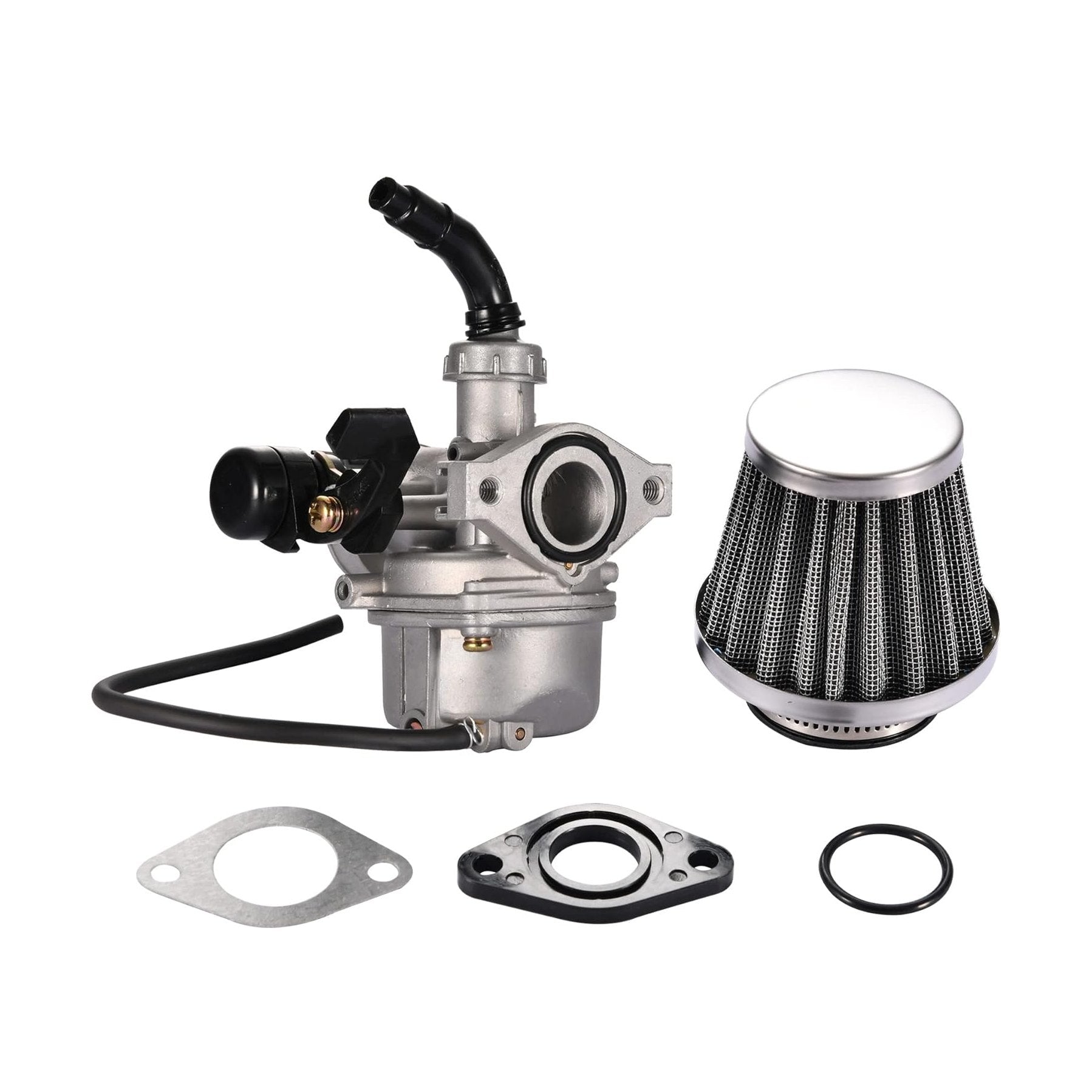 GOOFIT PZ19 Carburetor with Air Filter Replacement for Kazuma Taotao XR/CRF 50cc 70cc 90cc 110cc 125cc Dirt Pit Bike Go Kart Chinese 4 Wheeler